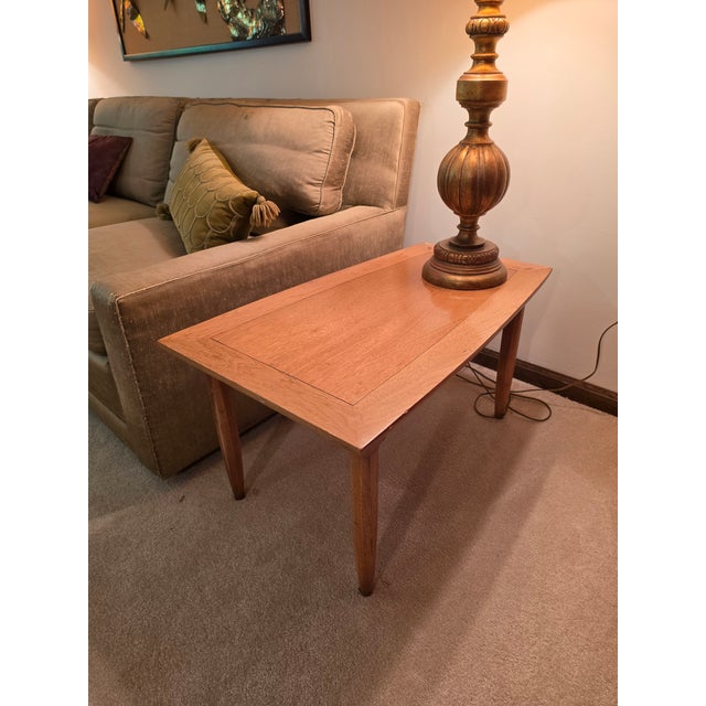 1960s Mid-Century Tomlinson "Sophisticate" Pecan & Butternut End Tables - 3 Pieces For Sale - Image 15 of 18