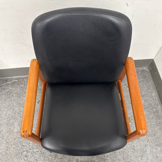 2010s Benny Linden Mid Century Style Office Chair on Casters For Sale - Image 5 of 12