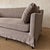 Rudin Sofa Slip Covered by Bloom Home – Fawn For Sale In Los Angeles - Image 6 of 11
