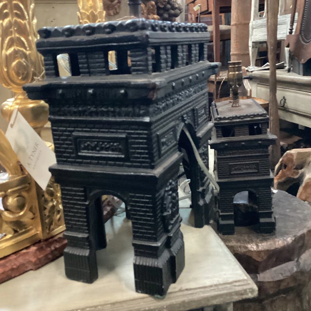 Metal Mid 20th Century "Arc De Triomphe" Table Lamps For Sale - Image 7 of 12