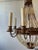 1970s French Style Beaded Rusted Metal Chandelier For Sale In New York - Image 6 of 7