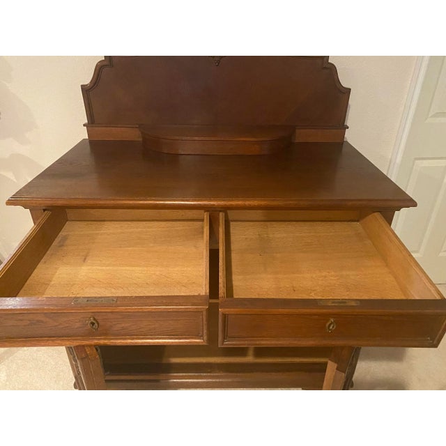 Mid 20th Century Mid 20th Century Exquisitely Unique Carved Oak Black Forest Style European Buffet/Sideboard. For Sale - Image 5 of 12