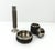 Brutalist Brutalist Metal Ashtray with Cigarette Box and Vase from BMF, Germany, 1970s, Set of 3 For Sale - Image 3 of 6