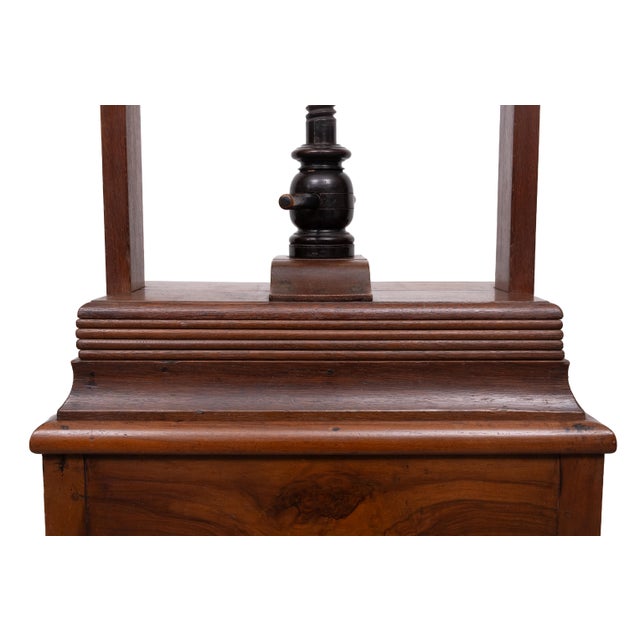 Oak Book Press on Stand, Holland, 1850 For Sale - Image 12 of 13