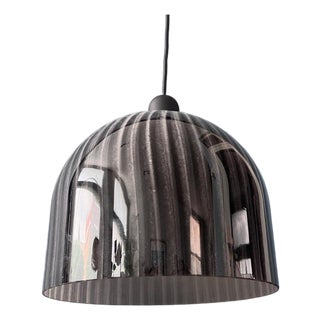 Mid-Century Glass Hanging Lamp by Peill and Putzler For Sale