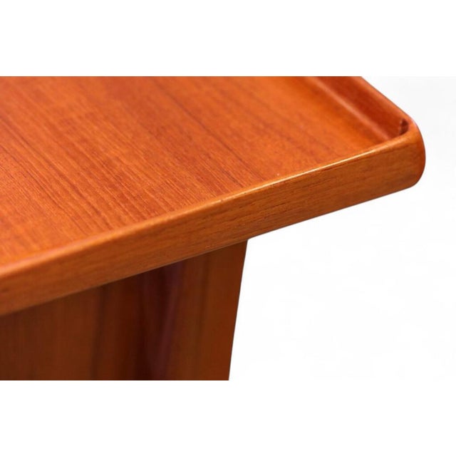 Teak Desk with Bookshelf by Peter Løvig Nielsen for Hedensted Møbelfabrik, 1960s For Sale - Image 11 of 18