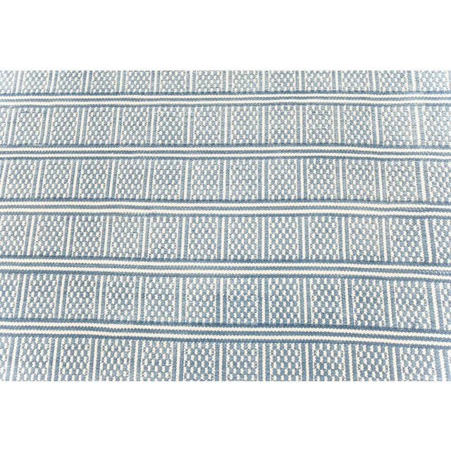 Modern Oversized Indian Dhurrie Flat Woven Cotton Rug Rug by Doris Leslie Blau For Sale - Image 4 of 8