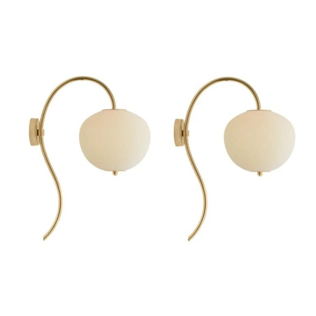 Wall lamp china 03 by magic circus editions dimensions: h 62 x w 26.2 x d 41.5 cm materials: brass, mouth blown glass...