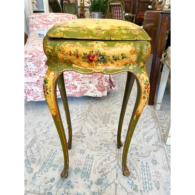19th Century Venetian-Style Table With Hinged Top For Sale - Image 4 of 5