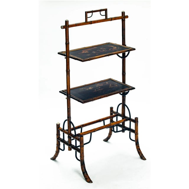 Early 20th Century Asian Two Tier Tray Stand For Sale - Image 13 of 13
