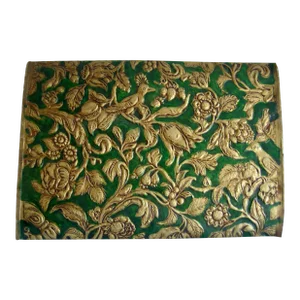 French Emboss Cordoba Leather Style Wall Paper 19 Century