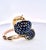 1960s Rose Gold Bypass Watch With 22ct Sapphire and Diamond Clusters, Uk For Sale - Image 9 of 11