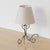 1940s French Painted Iron Scroll Lamp For Sale - Image 10 of 13
