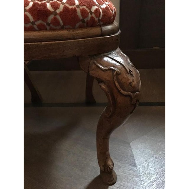 Brown Mid-18th Century Wooden Dining Chairs, Italy, 1770, Set of 6 For Sale - Image 8 of 18
