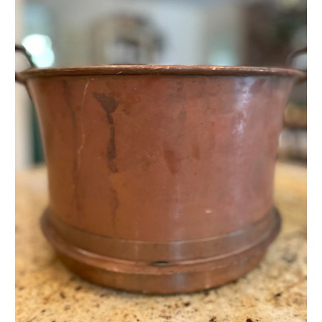 French Antique Late 19th Century French Copper Cooking Vessel For Sale - Image 3 of 6