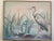 Lee Reynolds 1960s Lee Reynolds Tropical Palm Beach Regency Birds Postmodern Painting For Sale - Image 4 of 7