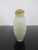 Gemstone Chinese Green Jade Carved Mock Mask Ring Handle Snuff Bottle For Sale - Image 7 of 10