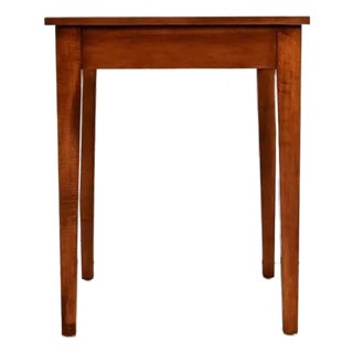 1990s Ethan Allen Arts and Crafts Shaker Cherry Wood Occasional Side Table or Tea Table For Sale