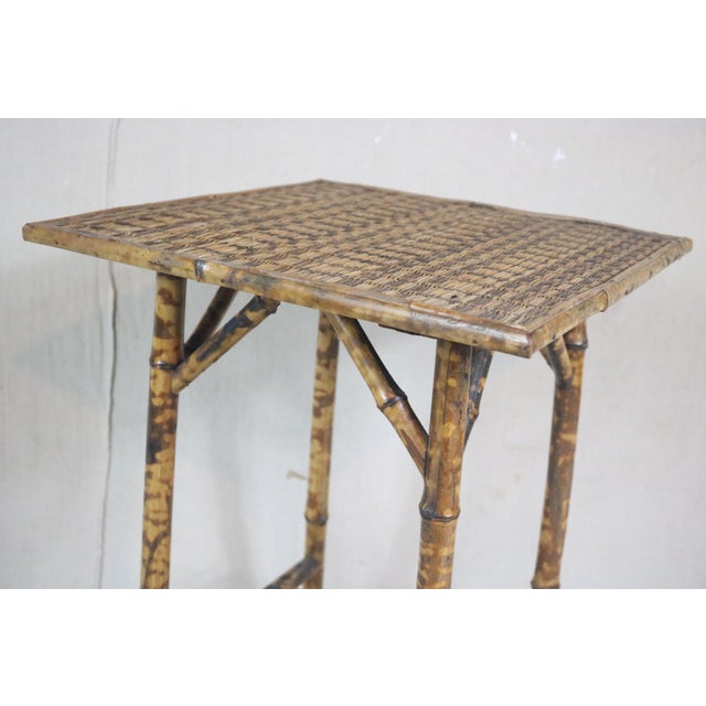 Mid 19th Century English Victorian Bamboo Table For Sale - Image 5 of 5