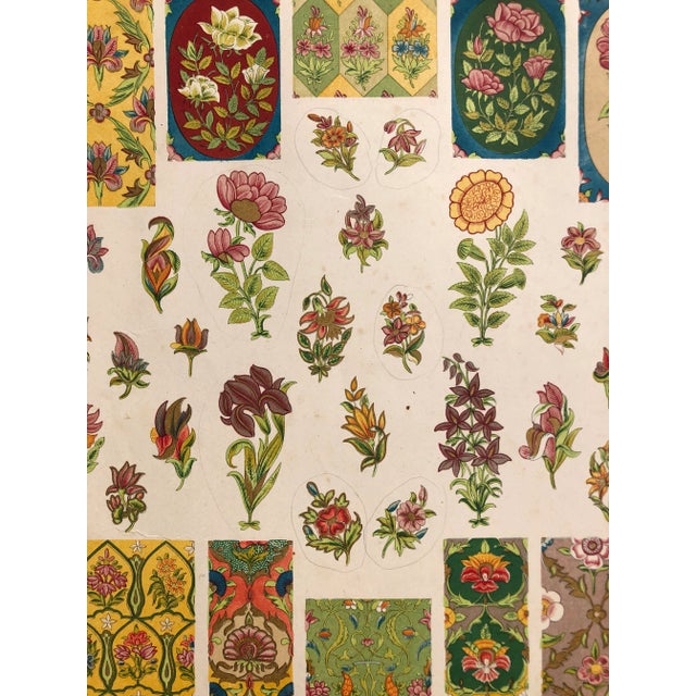 Persian Antique Owen Jones Grammar of Ornament Persian Chromolithograph For Sale - Image 3 of 4