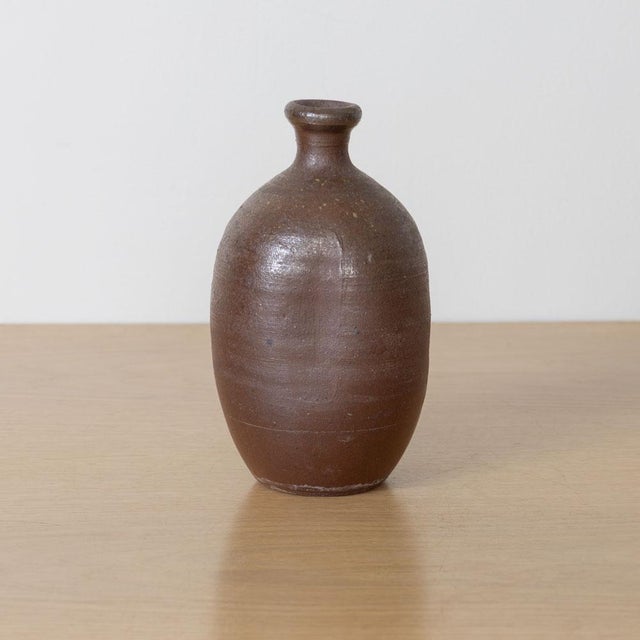 1960s 1960s Japanese Bizen Stoneware Vessel For Sale - Image 5 of 9