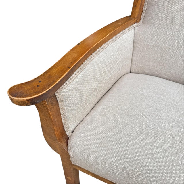 Pair of Vintage French Wingback Chairs For Sale - Image 11 of 13