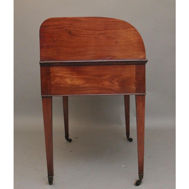 Mahogany Tambour Desk, 1820s For Sale - Image 4 of 11