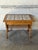 Oak Tiled Top Coffee Table With Lower Slatted Shelf Vintage Mid-Century Modern 1970s For Sale - Image 10 of 11