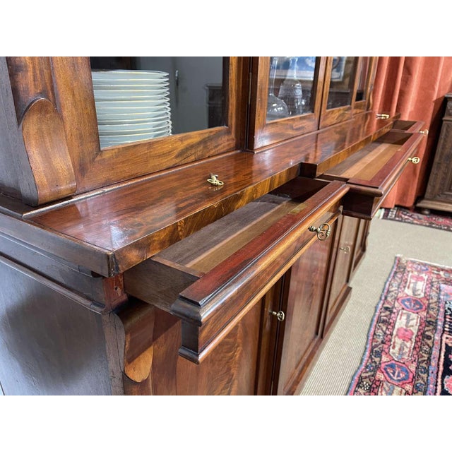 19th Century Victorian Bookcase in Mahogany For Sale - Image 16 of 18