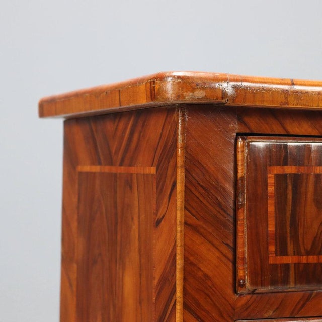 Antique Baroque Rosewood Bedside Table, 18th Century For Sale - Image 4 of 9