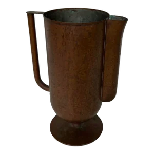 Walter Van Nessen Brass Water Pitcher