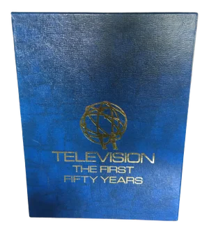 Book - Royal Blue Cover - "Television - the First Fifty Years" Book
