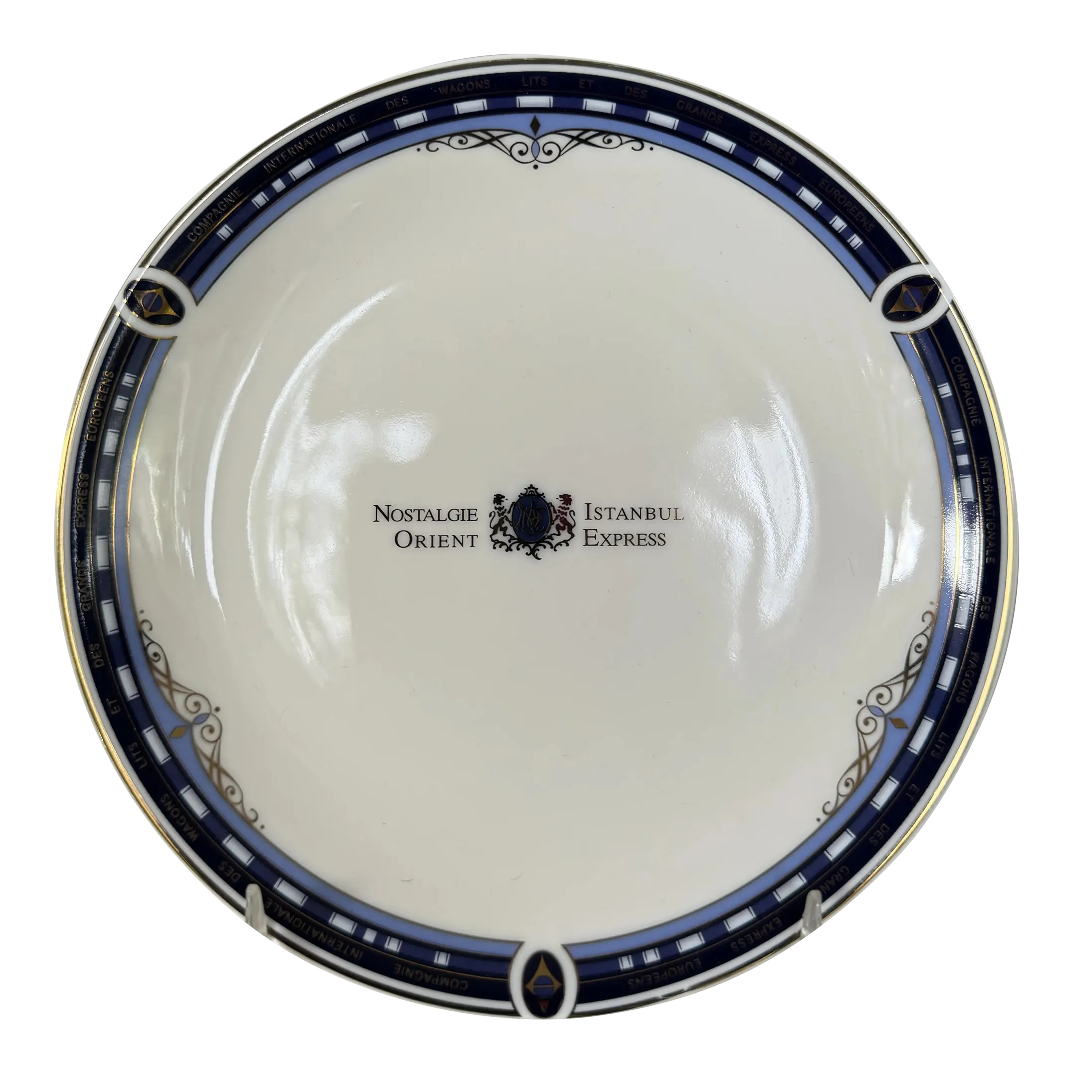 Vintage Orient Express Dessert Plate | Chairish