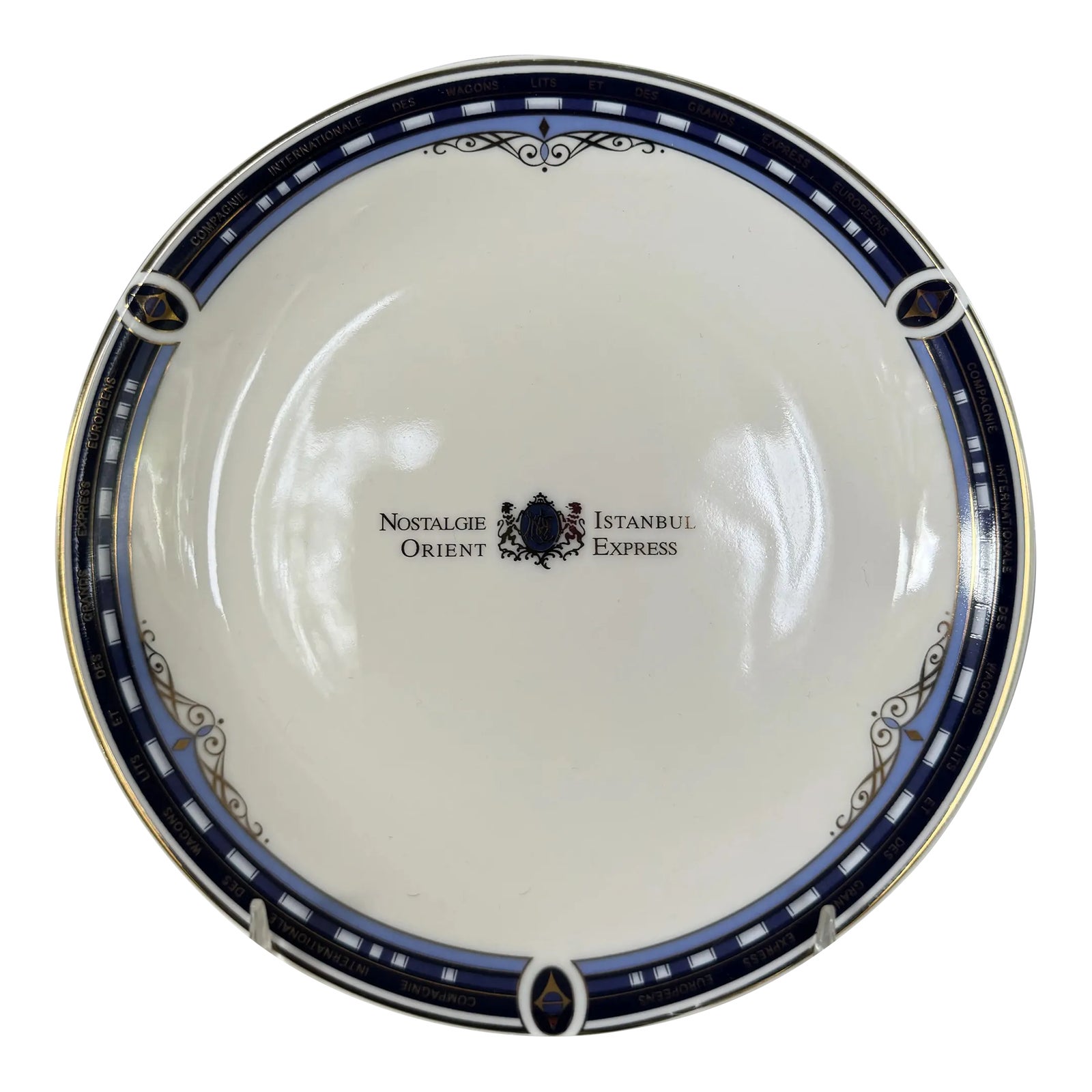 Vintage Orient Express Dessert Plate | Chairish