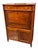 French secrétaire abattant in walnut, with a fall-front writing surface opening to a fitted interior of shelves and small...