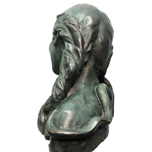 Fall of Eve, Art Deco Multi-Color Patinated Bronze Sculpture, ca. 1920 For Sale In New York - Image 6 of 7