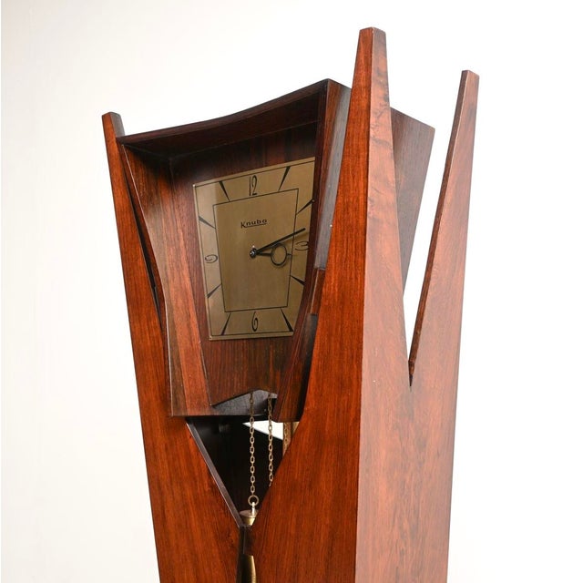 Vintage Danish Grandfather Clock from Knuba, 1960 For Sale - Image 6 of 12
