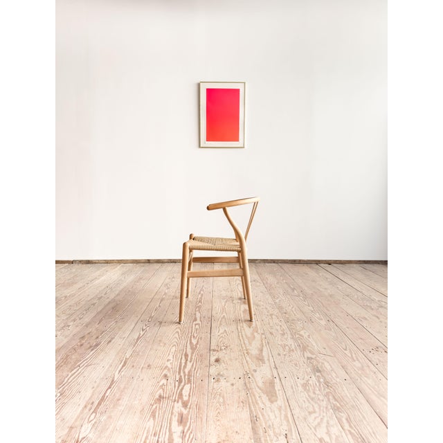 Early 21st Century Mid-Century Modern CH24 Chair in Oak with Danish Cord by by Hans J. Wegner for Carl Hansen & Søn, 1960s For Sale - Image 5 of 18