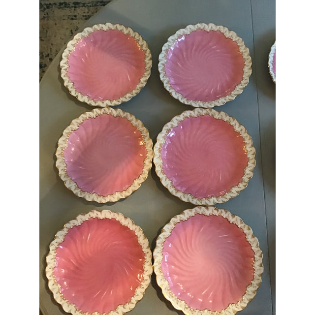 Cauldon 1920s Cauldron of England Antique Plates for Gillman Collamore of Fifth Avenue Ny- 18 Pieces For Sale - Image 4 of 8