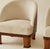 Wood French Art Deco Cocktail Chairs With Wood Detail, a Pair, 1940's For Sale - Image 7 of 9