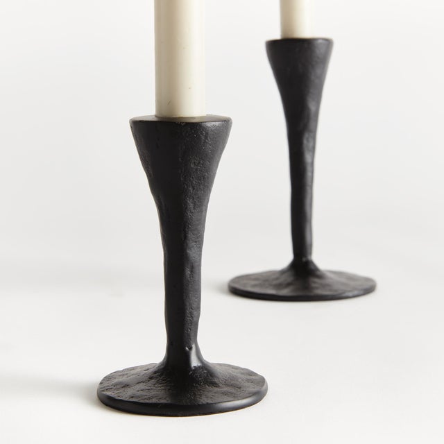 Modern Noah Taper Holders, Set Of 2 For Sale - Image 3 of 3