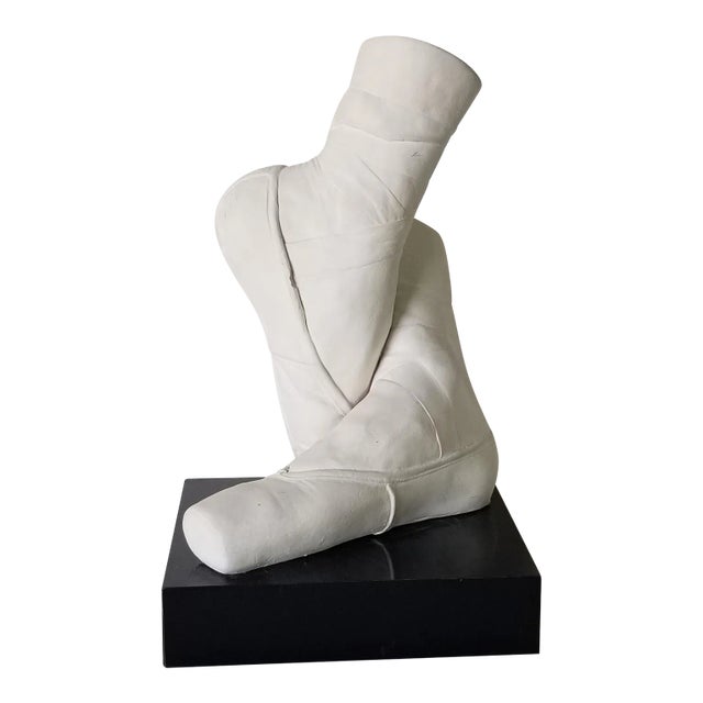 Austin Sculpture John Cutrone 1987 "Waiting in the Wings" Ballet Slippers For Sale