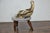 Brown English Mahogany and Horn Victorian Chair with Velvet Upholstery circa 1880 For Sale - Image 8 of 12
