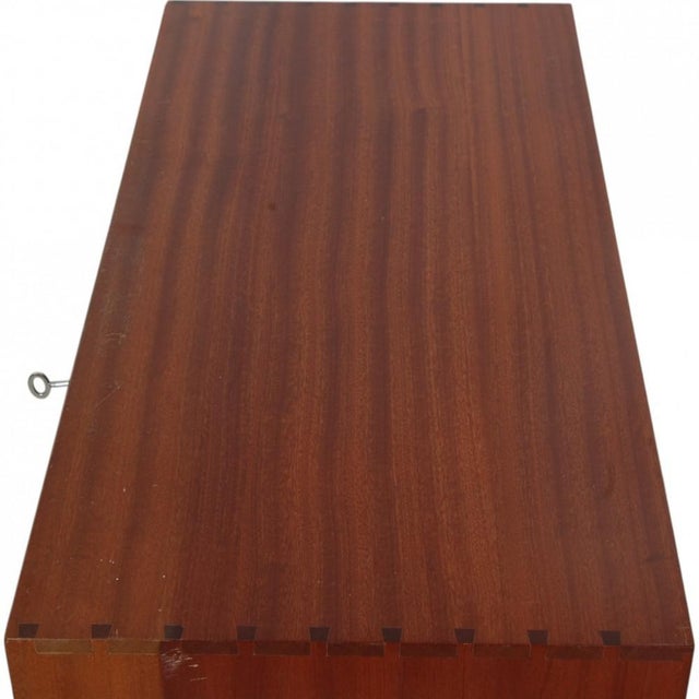 Vintage Cabinet in Mahogany by Mogens Koch, 1980s For Sale - Image 6 of 17