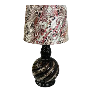 Boho Chic Jar / Vase Converted Two Lights Table Lamp