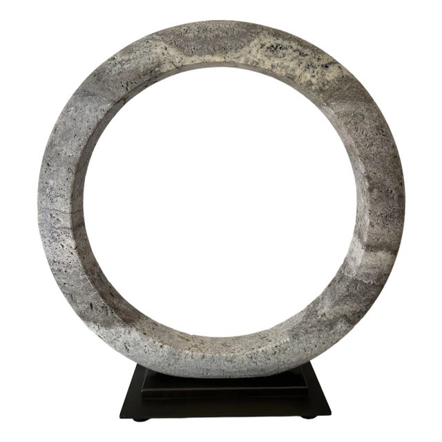 Carolyn Kinder Oblique Stone Sculpture For Sale