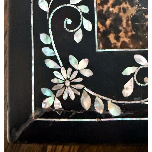 Musuem Quality Antique Korean Table with superb Inlay Joseon Dynasty For Sale - Image 18 of 18