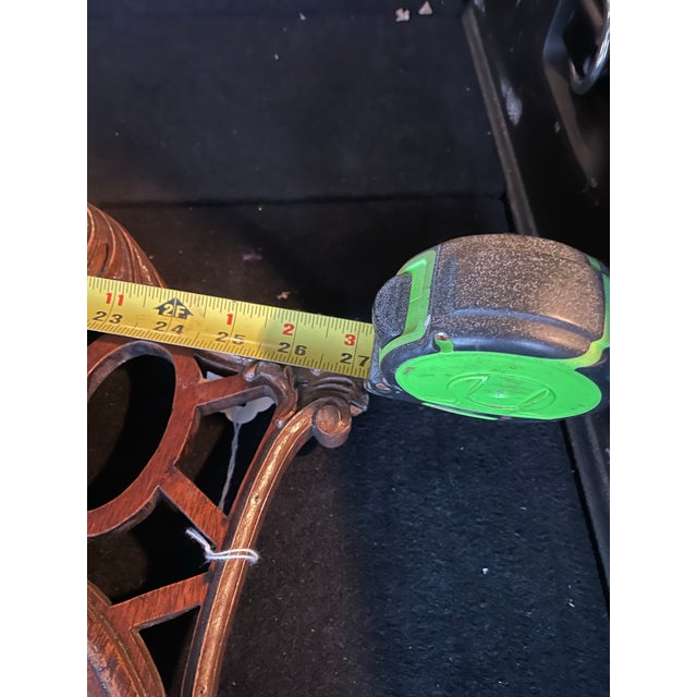 Wooden Carved Basket Mirror For Sale - Image 10 of 11