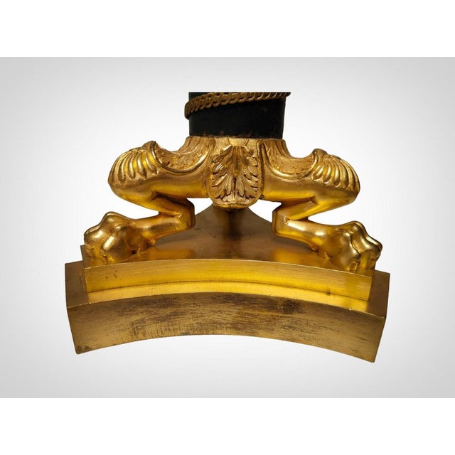 19th Century French Bronze and Crystal Centerpiece, 1820s For Sale - Image 6 of 18