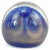 Mid-Century Modern Vintage Barbini Murano Red Blue Gold Flecks Italian Art Glass Mid Century Paperweights - Set of 3 For Sale - Image 3 of 7